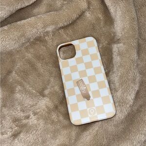 Loopy Case iPhone 14 Plus Sand Dollar Checkered